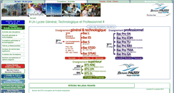 Desktop Screenshot of filieres.palissy.fr